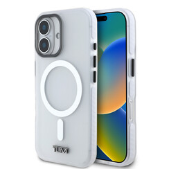 Tumi iPhone 16 Backcover hoesje - Magsafe - Shockproof - Transparent Frosted - Transparant