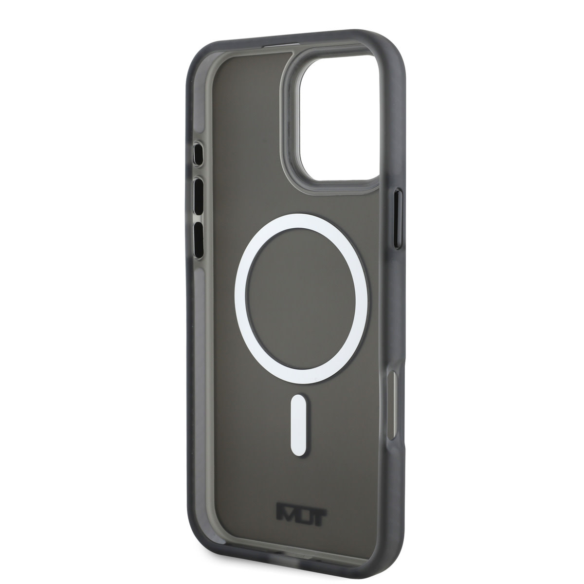 Tumi Tumi iPhone 16 Pro Backcover hoesje - Magsafe - Shockproof - Transparent Frosted - Zwart, foto 6 van 6