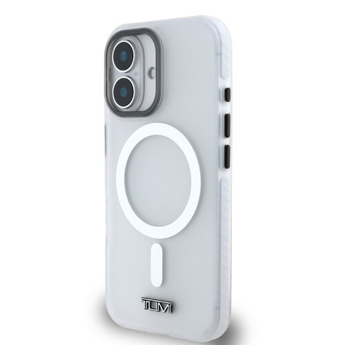 Tumi Tumi iPhone 16 Back cover coque - Magsafe - Shockproof - Transparent Frosted - Transparent