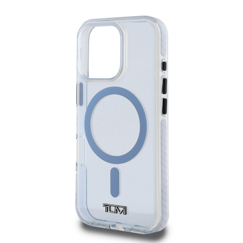 Tumi Tumi iPhone 16 Pro Max Back cover case - Magsafe - Shockproof - Transparent Glacier - Blue