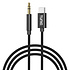 TUNIQ 3.5 Jack to USB-C adapter - 100cm - Schwarz TUNIQ 3.5 Jack to USB-C adapter - 100cm - Schwarz