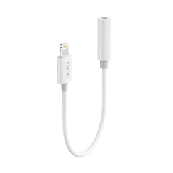 TUNIQ Earphone Adapter - Lightning to 3.5 Jack - White