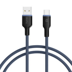 TUNIQ câble de charge rapide - USB A vers Lightning, 1 m, bleu