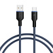 TUNIQ TUNIQ USB-A zu Lightning Kabel 100cm - Schnellladekabel - Blau TUNIQ TUNIQ USB-A zu Lightning Kabel 100cm - Schnellladekabel - Blau