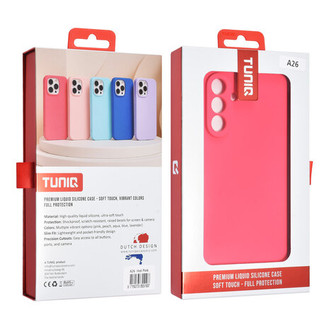 TUNIQ TUNIQ Galaxy A26 Back cover coque - Rose vif TUNIQ TUNIQ Galaxy A26 Back cover coque - Rose vif