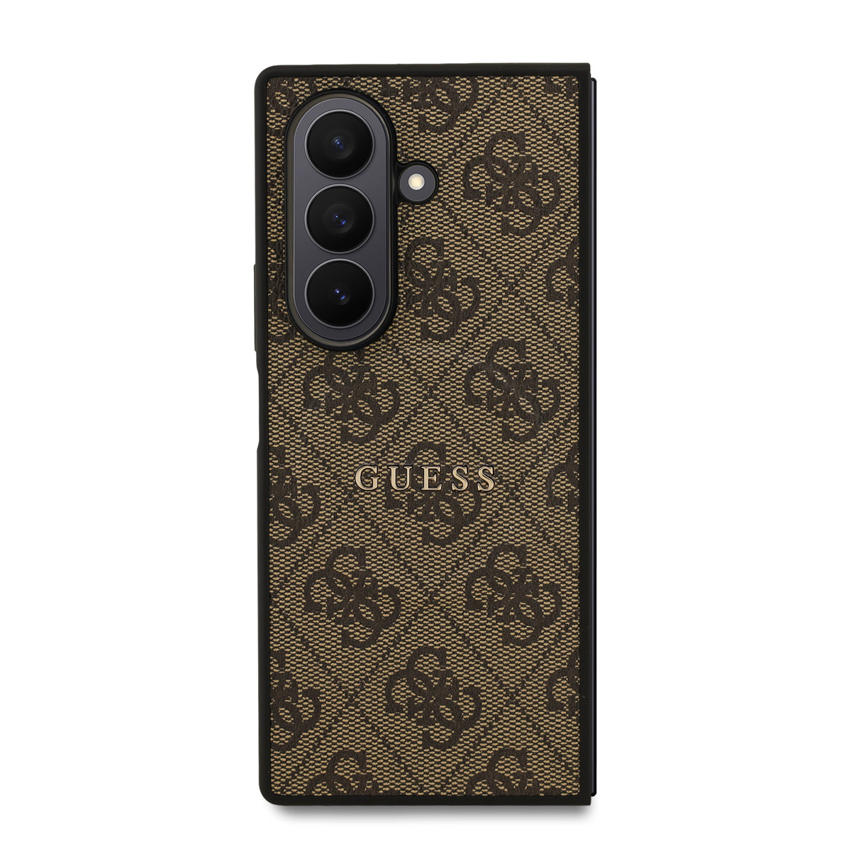 Guess Guess Galaxy Z Fold 7 Backcover hoesje - Magsafe PU Leather - 4G Classic Logo - Bruin, foto 2 van 6