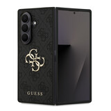 Guess Guess Galaxy Z Fold 7 Backcover hoesje - 4G - Big Metal Logo - Zwart