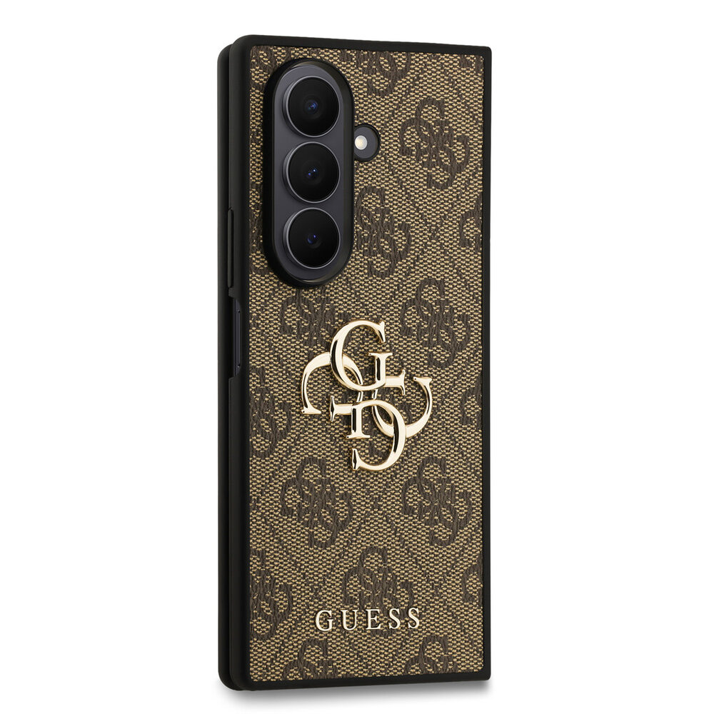 Guess Guess Galaxy Z Fold 7 Back-Cover hul - 4G - Big Metal Logo - Braun Guess Guess Galaxy Z Fold 7 Back-Cover hul - 4G - Big Metal Logo - Braun
