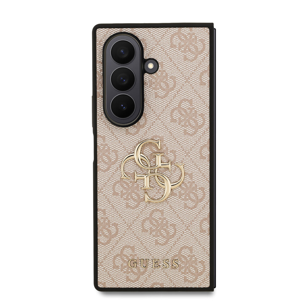 Guess Guess Galaxy Z Fold 7 Backcover hoesje - 4G - Big Metal Logo - Roze Guess Guess Galaxy Z Fold 7 Backcover hoesje - 4G - Big Metal Logo - Roze