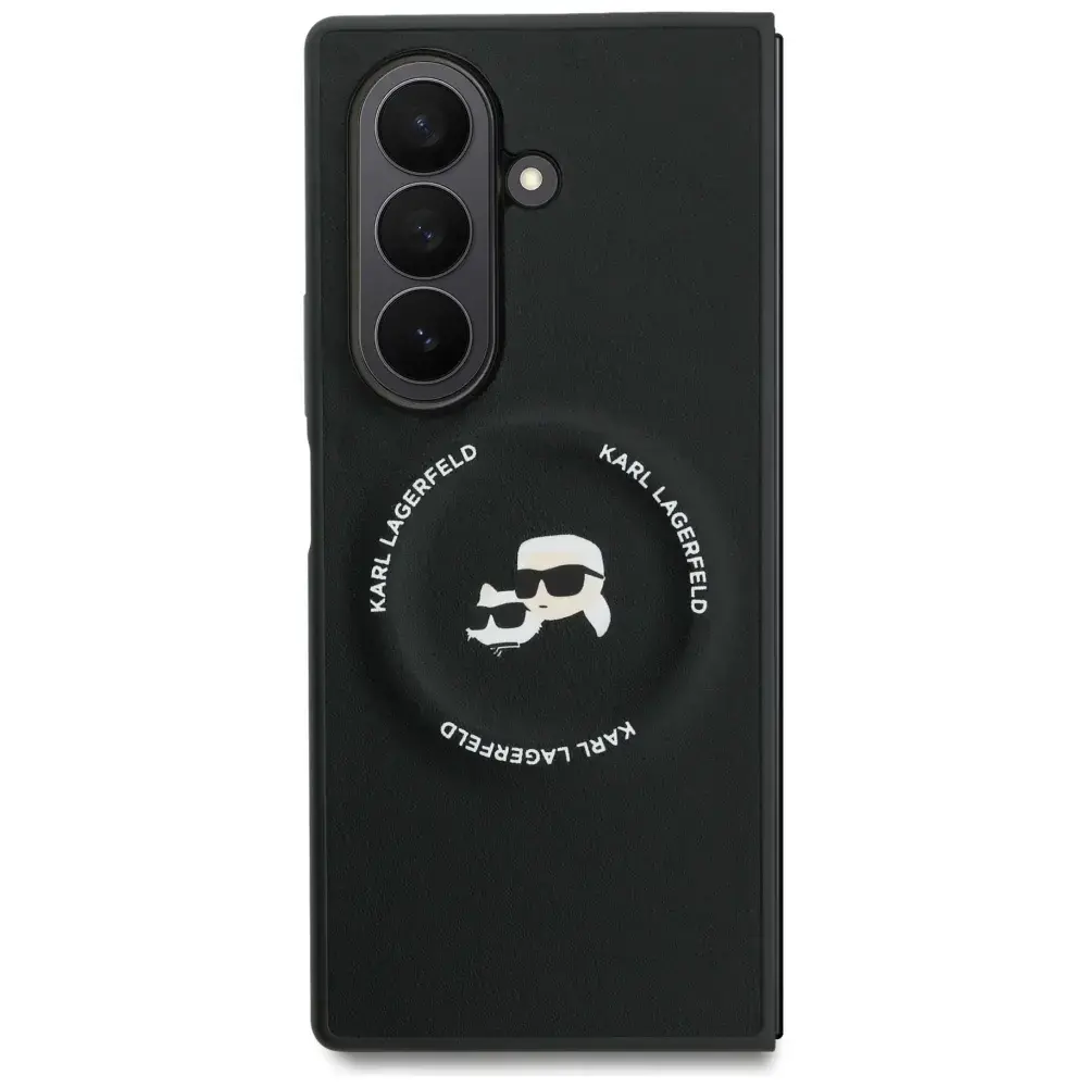 Karl Lagerfeld Karl Lagerfeld Galaxy Z Fold 7 Back cover case - Magsafe - Karl & Choupette Logo - Black Karl Lagerfeld Karl Lagerfeld Galaxy Z Fold 7 Back cover case - Magsafe - Karl & Choupette Logo - Black