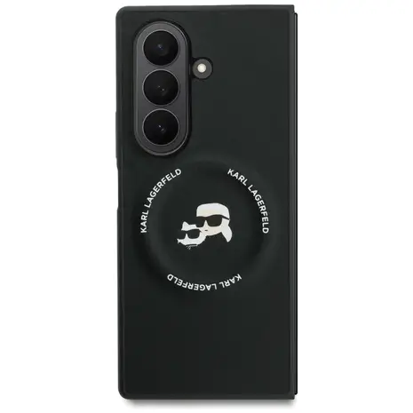 Karl Lagerfeld Karl Lagerfeld Galaxy Z Fold 7 Back cover case - Magsafe - Karl & Choupette Logo - Black Karl Lagerfeld Karl Lagerfeld Galaxy Z Fold 7 Back cover case - Magsafe - Karl & Choupette Logo - Black