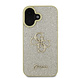 Guess Guess iPhone 16 Back-Cover hul - Big 4G - Fixed Glitter - Gold Guess Guess iPhone 16 Back-Cover hul - Big 4G - Fixed Glitter - Gold