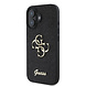 Guess Guess iPhone 16 Back cover coque - Big 4G - Fixed Glitter - Noir Guess Guess iPhone 16 Back cover coque - Big 4G - Fixed Glitter - Noir