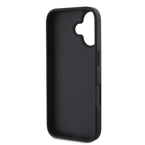 Guess Guess iPhone 16 Back cover case - Big 4G - Fixed Glitter - Black
