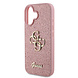 Guess Guess iPhone 16 Back-Cover hul - Big 4G - Fixed Glitter - Rosa Guess Guess iPhone 16 Back-Cover hul - Big 4G - Fixed Glitter - Rosa