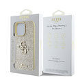 Guess Guess iPhone 16 Pro Max Back cover coque - Big 4G - Fixed Glitter - Or