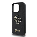 Guess Guess iPhone 16 Pro Max Back cover coque - Big 4G - Fixed Glitter - Noir