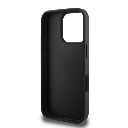 Guess Guess iPhone 16 Pro Max Back cover case - Big 4G - Fixed Glitter - Black