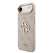 Guess Guess iPhone 17 Air Back cover case - 4G - Big Metal Logo - Gold Edge - Pink