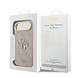 Guess Guess iPhone 17 Air Back-Cover hul - 4G - Big Metal Logo - Gold Edge - Rosa Guess Guess iPhone 17 Air Back-Cover hul - 4G - Big Metal Logo - Gold Edge - Rosa