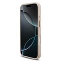 Guess Guess iPhone 17 Pro/iPhone 18 Pro Handyhülle 4G Großes Metalllogo Goldfarbener Rand - Rosa