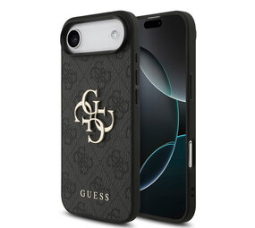 Guess Guess iPhone 17 Air Back-Cover hul - 4G - Big Metal Logo - Schwarz Guess Guess iPhone 17 Air Back-Cover hul - 4G - Big Metal Logo - Schwarz