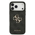 Guess Guess iPhone 17 Pro Max/iPhone 18 Pro Max Handyhülle 4G Großes Metalllogo - Schwarz