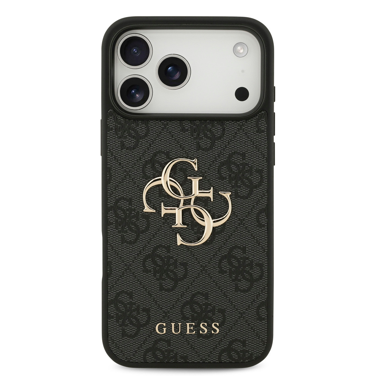 Guess Guess iPhone 17 Pro Max Back-Cover hul - 4G - Big Metal Logo - Zwart, foto 3 van 6