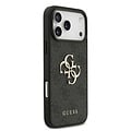 Guess Guess iPhone 17 Pro Max/iPhone 18 Pro Max Handyhülle 4G Großes Metalllogo - Schwarz