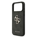 Guess Guess iPhone 17 Pro Max/iPhone 18 Pro Max Handyhülle 4G Großes Metalllogo - Schwarz