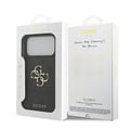 Guess Guess iPhone 17 Pro Max/iPhone 18 Pro Max Handyhülle 4G Großes Metalllogo - Schwarz