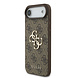 Guess Guess iPhone 17 Air Back cover case - 4G - Big Metal Logo - Brown