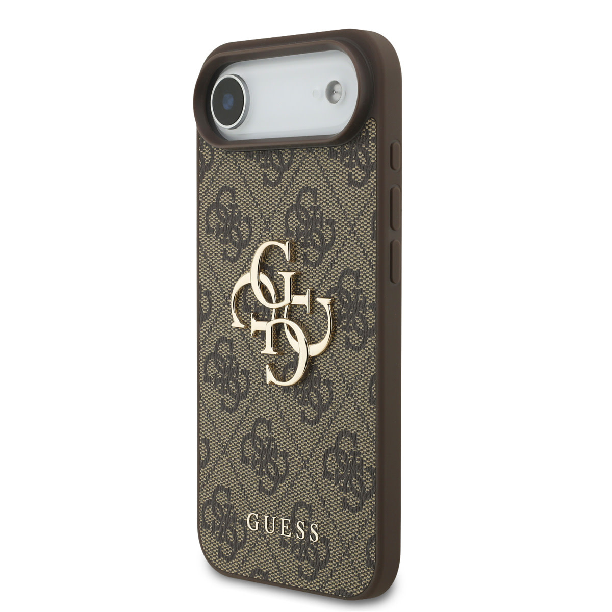 Guess Guess iPhone 17 Air Backcover hoesje - 4G - Big Metal Logo - Bruin, foto 2 van 6