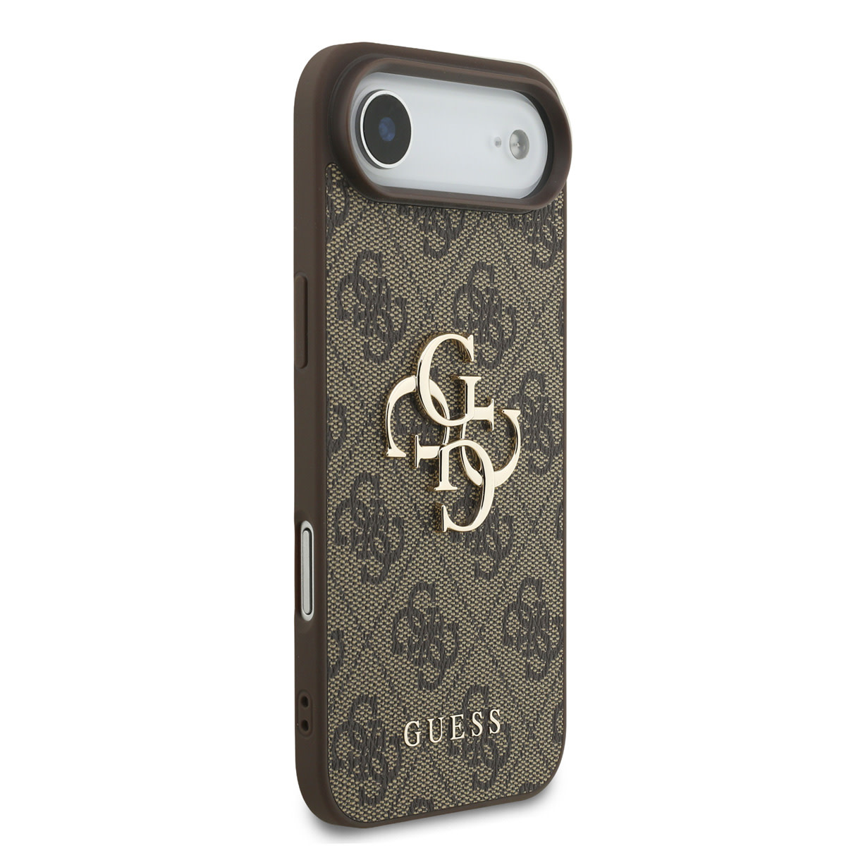 Guess Guess iPhone 17 Air Backcover hoesje - 4G - Big Metal Logo - Bruin, foto 4 van 6