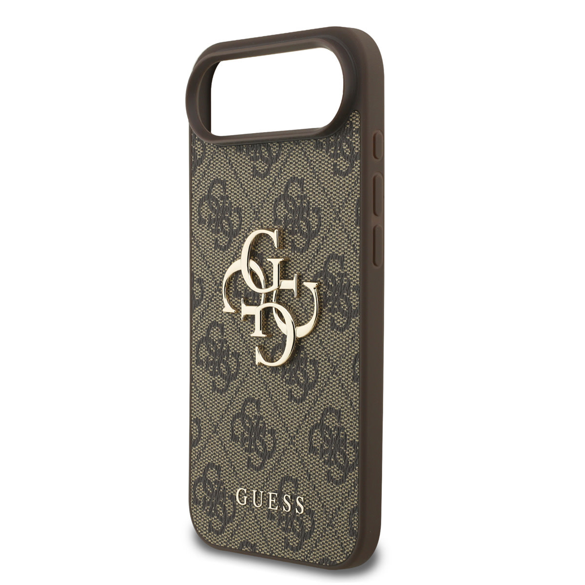 Guess Guess iPhone 17 Air Backcover hoesje - 4G - Big Metal Logo - Bruin, foto 5 van 6