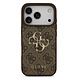Guess Guess iPhone 17 Pro Back cover coque - 4G - Big Metal Logo - Marron Guess Guess iPhone 17 Pro Back cover coque - 4G - Big Metal Logo - Marron
