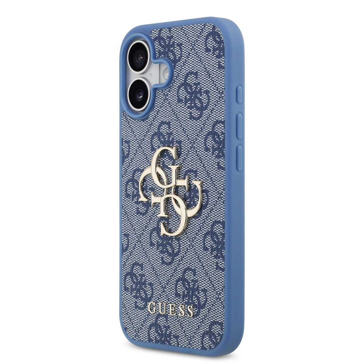 Guess Guess iPhone 17 Backcover hoesje - 4G - Big Metal Logo - Blauw, foto 2 van 6