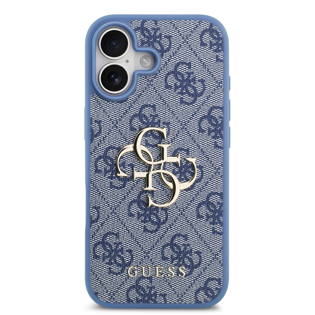 Guess Guess iPhone 17 Backcover hoesje - 4G - Big Metal Logo - Blauw, foto 3 van 6