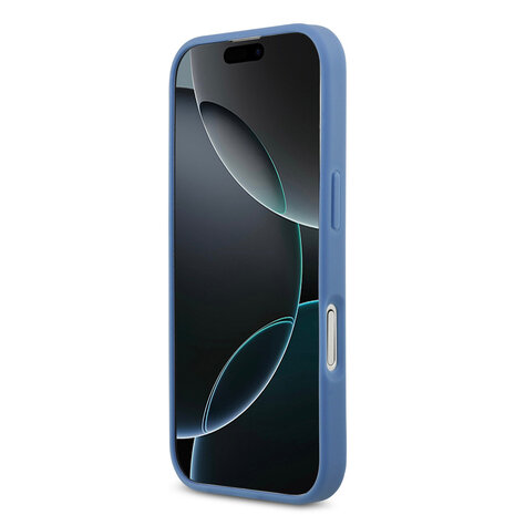 Guess Guess iPhone 17 Backcover hoesje - 4G - Big Metal Logo - Blauw Guess Guess iPhone 17 Backcover hoesje - 4G - Big Metal Logo - Blauw