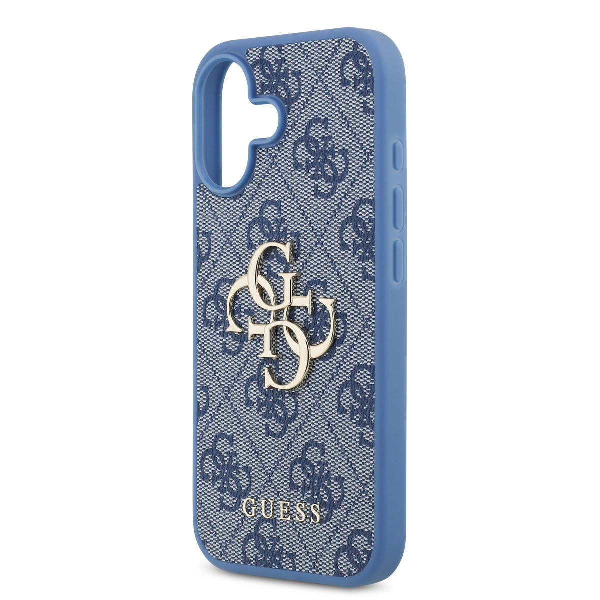 Guess Guess iPhone 17 Backcover hoesje - 4G - Big Metal Logo - Blauw, foto 5 van 6