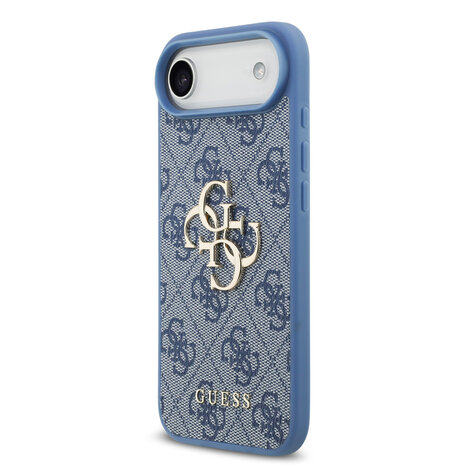 Guess Guess iPhone 17 Air Back-Cover hul - 4G - Big Metal Logo - Blau Guess Guess iPhone 17 Air Back-Cover hul - 4G - Big Metal Logo - Blau