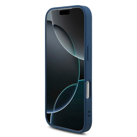 Guess Guess iPhone 17 Pro Back cover coque - 4G - Big Metal Logo - Bleu Guess Guess iPhone 17 Pro Back cover coque - 4G - Big Metal Logo - Bleu