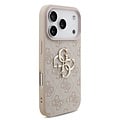 Guess Guess iPhone 17 Pro/iPhone 18 Pro Handyhülle 4G Großes Metalllogo - Rosa