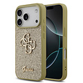Guess Guess iPhone 17 Pro/iPhone 18 Pro Handyhülle Großes 4G-Motiv Feste Glitzerverzierung - Gold