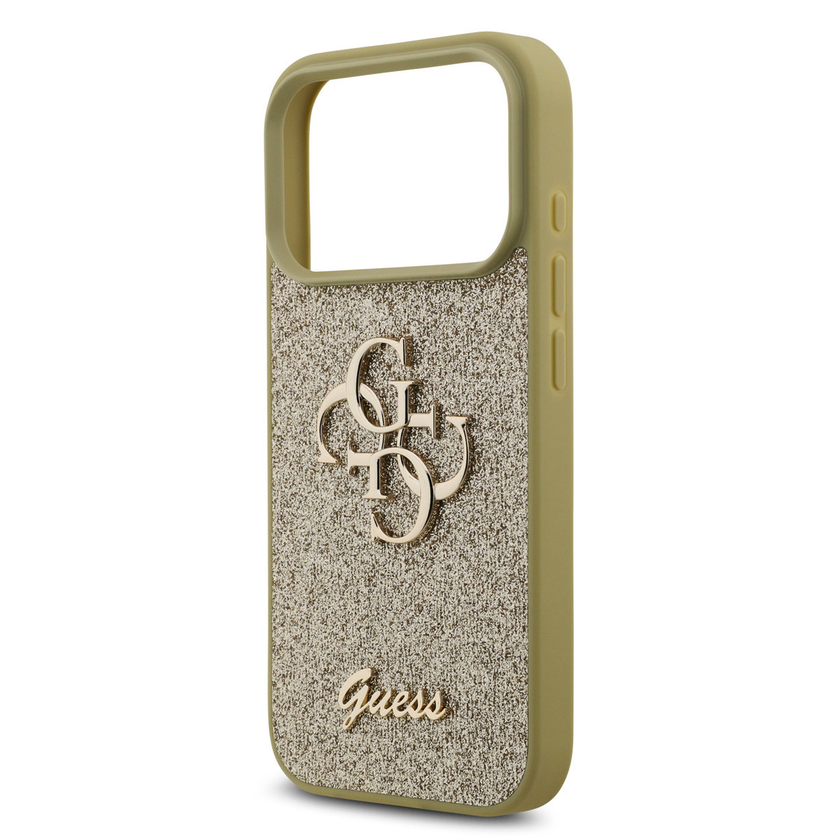 Guess Guess iPhone 17 Pro Backcover hoesje - Big 4G - Fixed Glitter - Goud, foto 5 van 6
