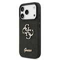 Guess Guess iPhone 17 Pro/iPhone 18 Pro Coque arrière Grand motif 4G Finition à paillettes fixes - Noir