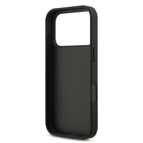 Guess Guess iPhone 17 Pro/iPhone 18 Pro Coque arrière Grand motif 4G Finition à paillettes fixes - Noir
