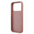 Guess Guess iPhone 17 Pro/iPhone 18 Pro Handyhülle Großes 4G-Motiv Feste Glitzerverzierung - Rosa