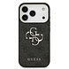 Guess Guess iPhone 17 Pro Back cover coque - 4G - Big Metal Logo - Silver Edge - Noir Guess Guess iPhone 17 Pro Back cover coque - 4G - Big Metal Logo - Silver Edge - Noir