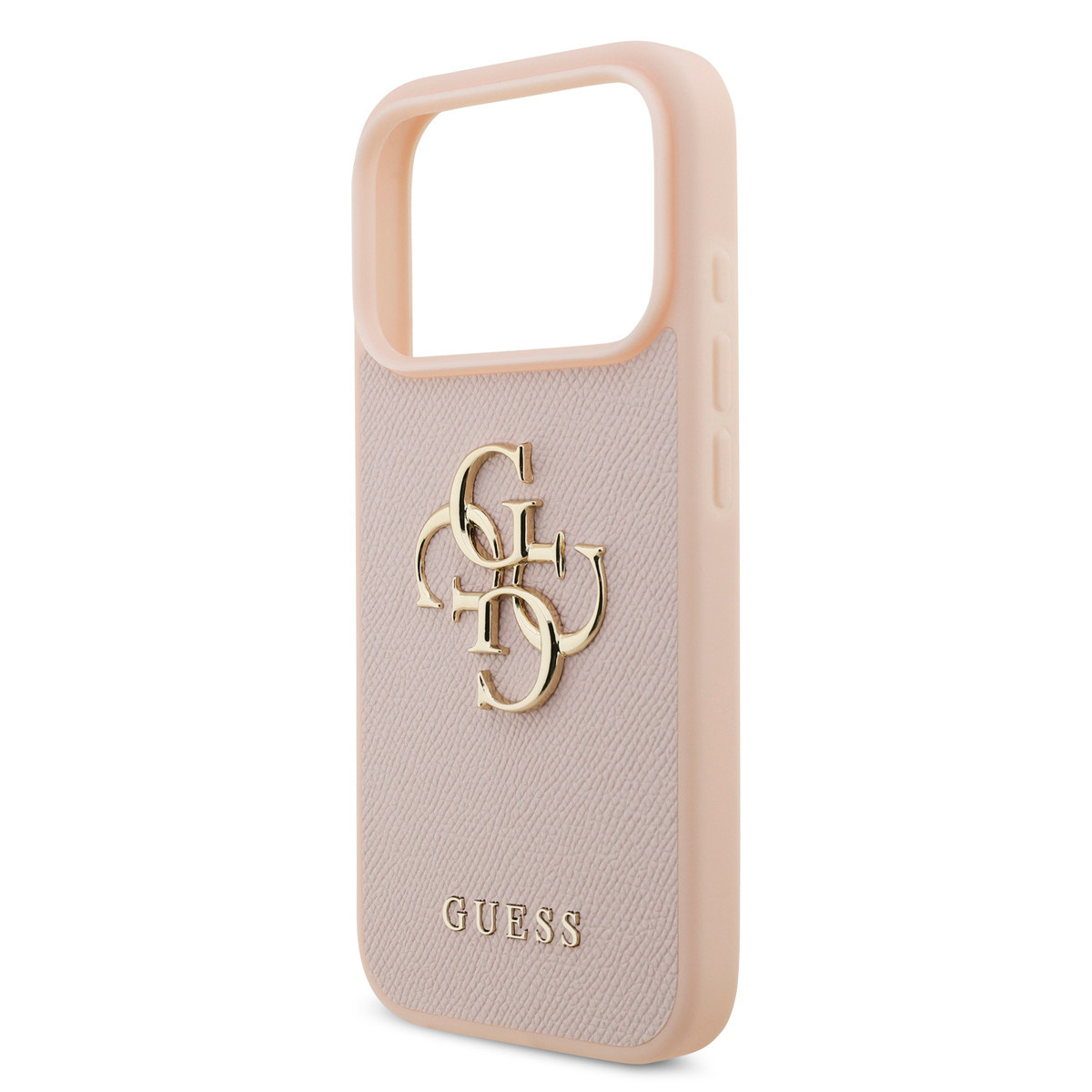 Guess Guess iPhone 17 Pro Backcover hoesje - Grained - Big 4G Logo - Roze, foto 5 van 6